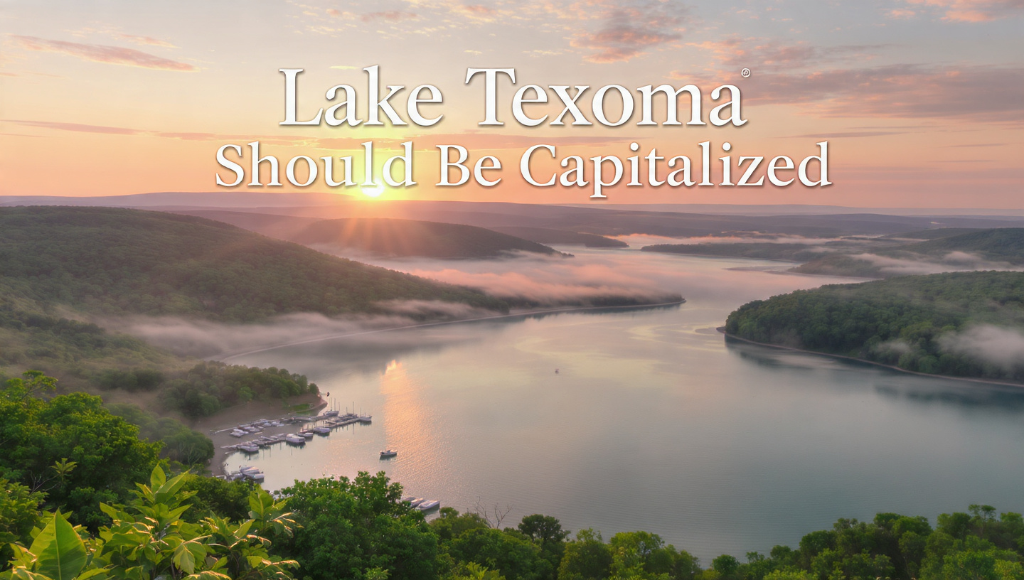 Lake Texoma Should Be Capitalized